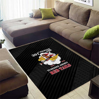 Tuskegee Airmen Red Tails Area Rug 301st Fighter Squadron - Black - Wonder Print Shop