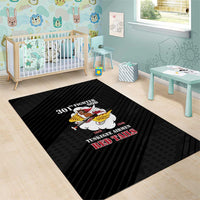 Tuskegee Airmen Red Tails Area Rug 301st Fighter Squadron - Black - Wonder Print Shop