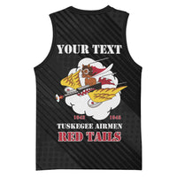 Personalized Tuskegee Airmen Red Tails Basketball Jersey 301st Fighter Squadron - Black - Wonder Print Shop
