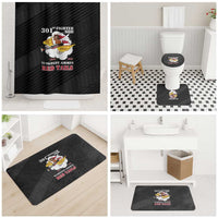 Tuskegee Airmen Red Tails Bathroom Set 301st Fighter Squadron - Black - Wonder Print Shop