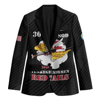 Personalized Tuskegee Airmen Red Tails Blazer 301st Fighter Squadron - Black - Wonder Print Shop