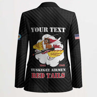 Personalized Tuskegee Airmen Red Tails Blazer 301st Fighter Squadron - Black - Wonder Print Shop