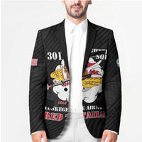 Personalized Tuskegee Airmen Red Tails Blazer 301st Fighter Squadron - Black - Wonder Print Shop