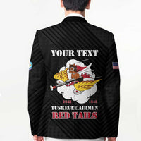 Personalized Tuskegee Airmen Red Tails Blazer 301st Fighter Squadron - Black - Wonder Print Shop