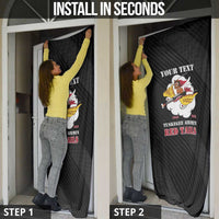 Personalized Tuskegee Airmen Red Tails Door Cover 301st Fighter Squadron - Black - Wonder Print Shop