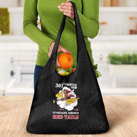 Tuskegee Airmen Red Tails Grocery Bag 301st Fighter Squadron - Black - Wonder Print Shop