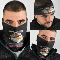 Tuskegee Airmen Red Tails Neck Gaiter 301st Fighter Squadron - Black - Wonder Print Shop