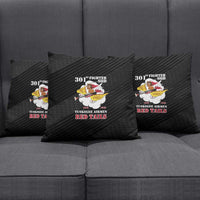 Tuskegee Airmen Red Tails Pillow Cover 301st Fighter Squadron - Black - Wonder Print Shop