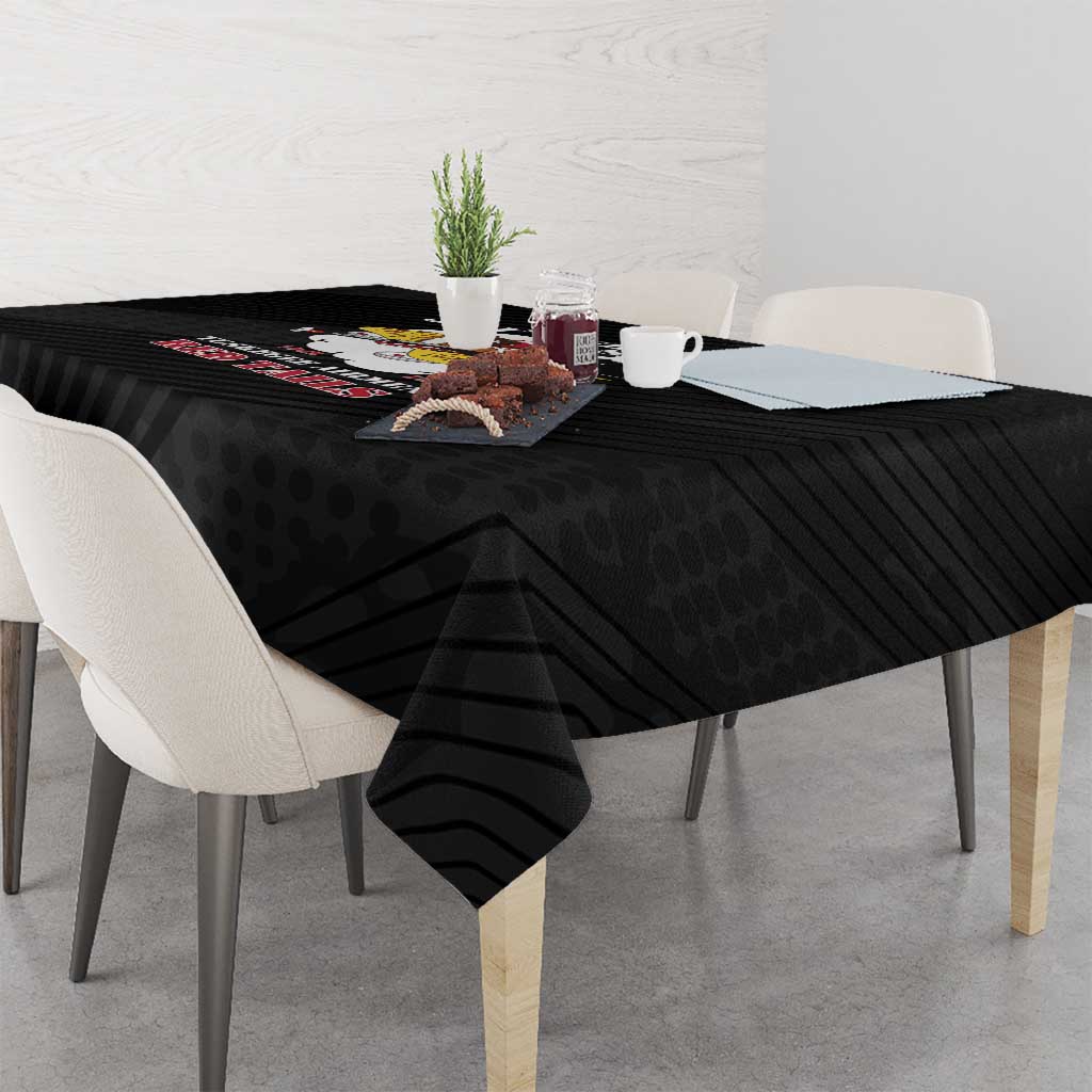 Tuskegee Airmen Red Tails Tablecloth 301st Fighter Squadron - Black - Wonder Print Shop