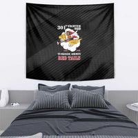Tuskegee Airmen Red Tails Tapestry 301st Fighter Squadron - Black - Wonder Print Shop
