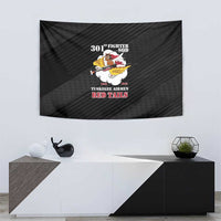 Tuskegee Airmen Red Tails Tapestry 301st Fighter Squadron - Black - Wonder Print Shop