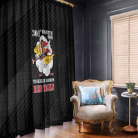 Tuskegee Airmen Red Tails Window Curtain 301st Fighter Squadron - Black - Wonder Print Shop
