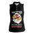 Personalized Tuskegee Airmen Red Tails Women Sleeveless Polo Shirt 301st Fighter Squadron - Black - Wonder Print Shop