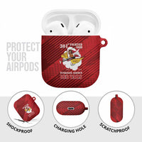 Tuskegee Airmen Red Tails AirPods Case 301st Fighter Squadron - Red - Wonder Print Shop