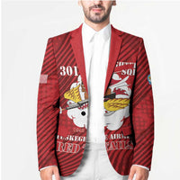 Personalized Tuskegee Airmen Red Tails Blazer 301st Fighter Squadron - Red - Wonder Print Shop