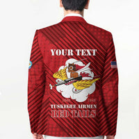 Personalized Tuskegee Airmen Red Tails Blazer 301st Fighter Squadron - Red - Wonder Print Shop