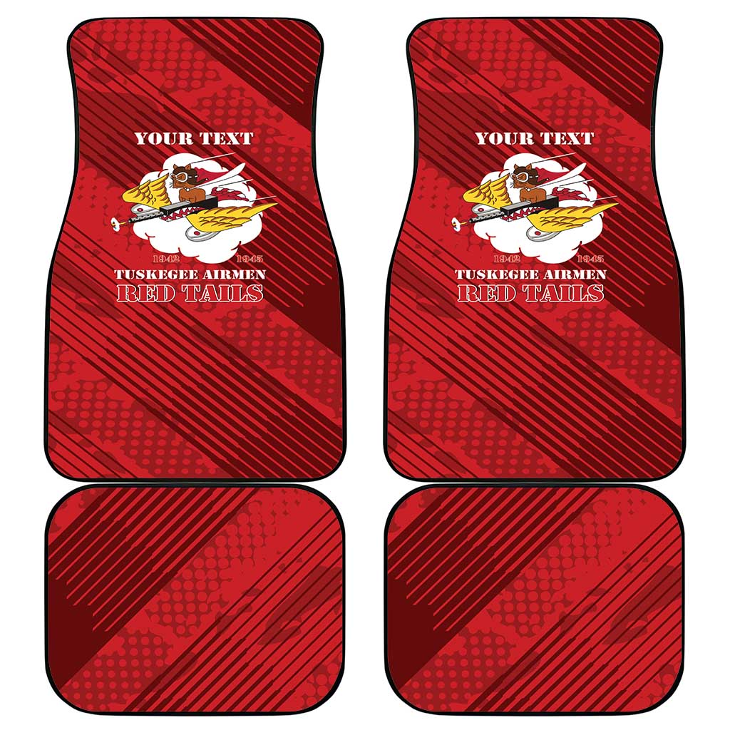 Personalized Tuskegee Airmen Red Tails Car Mats 301st Fighter Squadron - Red - Wonder Print Shop