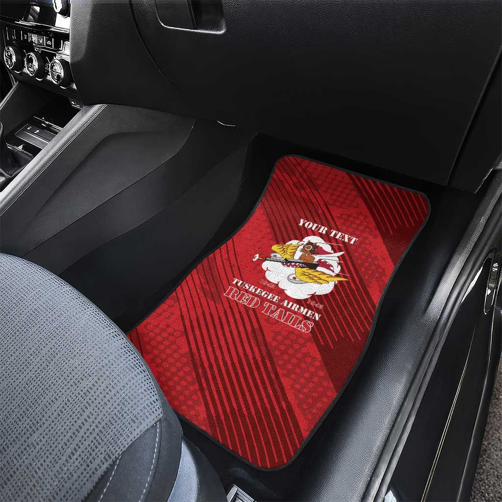 Personalized Tuskegee Airmen Red Tails Car Mats 301st Fighter Squadron - Red - Wonder Print Shop