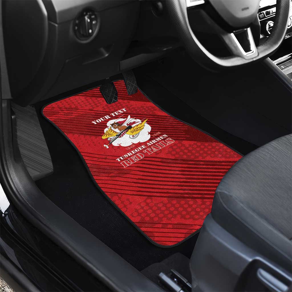 Personalized Tuskegee Airmen Red Tails Car Mats 301st Fighter Squadron - Red - Wonder Print Shop