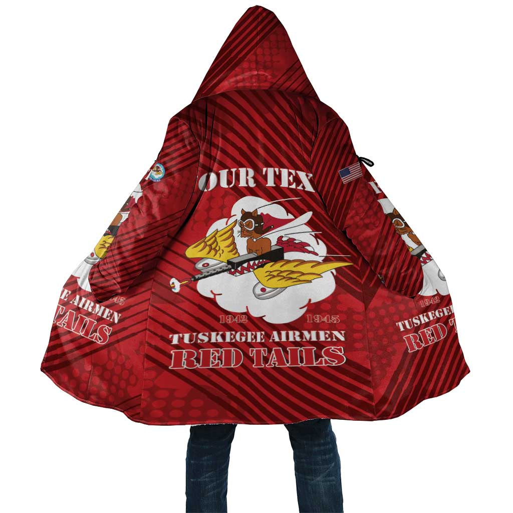Personalized Tuskegee Airmen Red Tails Cloak 301st Fighter Squadron - Red - Wonder Print Shop