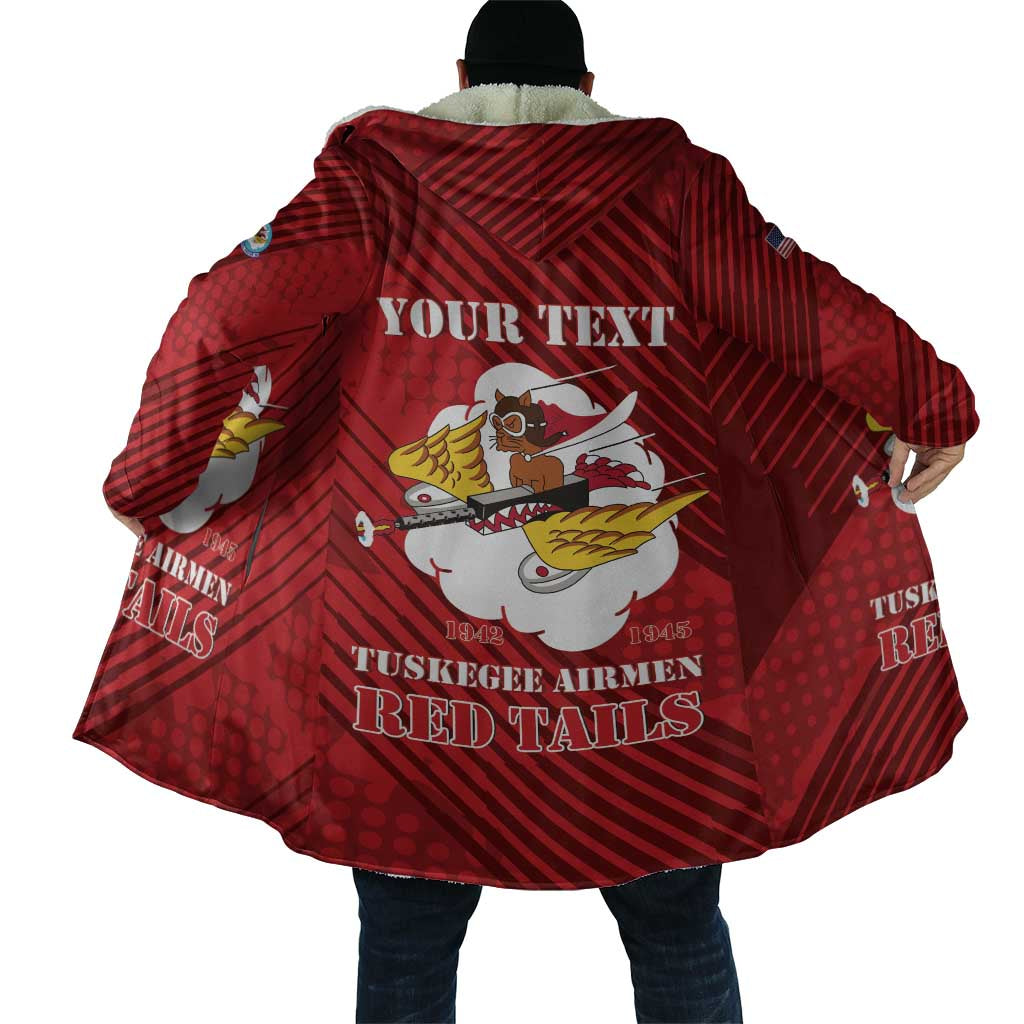 Personalized Tuskegee Airmen Red Tails Cloak 301st Fighter Squadron - Red - Wonder Print Shop