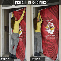 Personalized Tuskegee Airmen Red Tails Door Cover 301st Fighter Squadron - Red - Wonder Print Shop