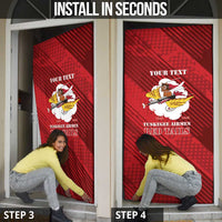 Personalized Tuskegee Airmen Red Tails Door Cover 301st Fighter Squadron - Red - Wonder Print Shop