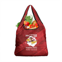 Tuskegee Airmen Red Tails Grocery Bag 301st Fighter Squadron - Red - Wonder Print Shop