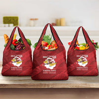Tuskegee Airmen Red Tails Grocery Bag 301st Fighter Squadron - Red - Wonder Print Shop