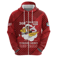 Personalized Tuskegee Airmen Red Tails Hoodie 301st Fighter Squadron - Red - Wonder Print Shop
