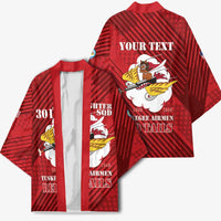 Personalized Tuskegee Airmen Red Tails Kimono 301st Fighter Squadron - Red - Wonder Print Shop