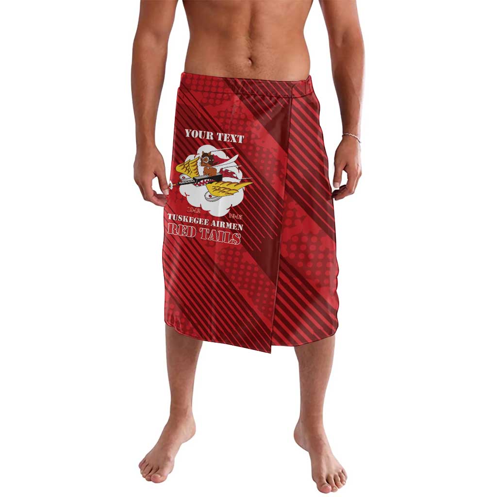 Personalized Tuskegee Airmen Red Tails Lavalava 301st Fighter Squadron - Red - Wonder Print Shop