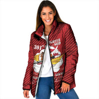 Personalized Tuskegee Airmen Red Tails Padded Jacket 301st Fighter Squadron - Red - Wonder Print Shop