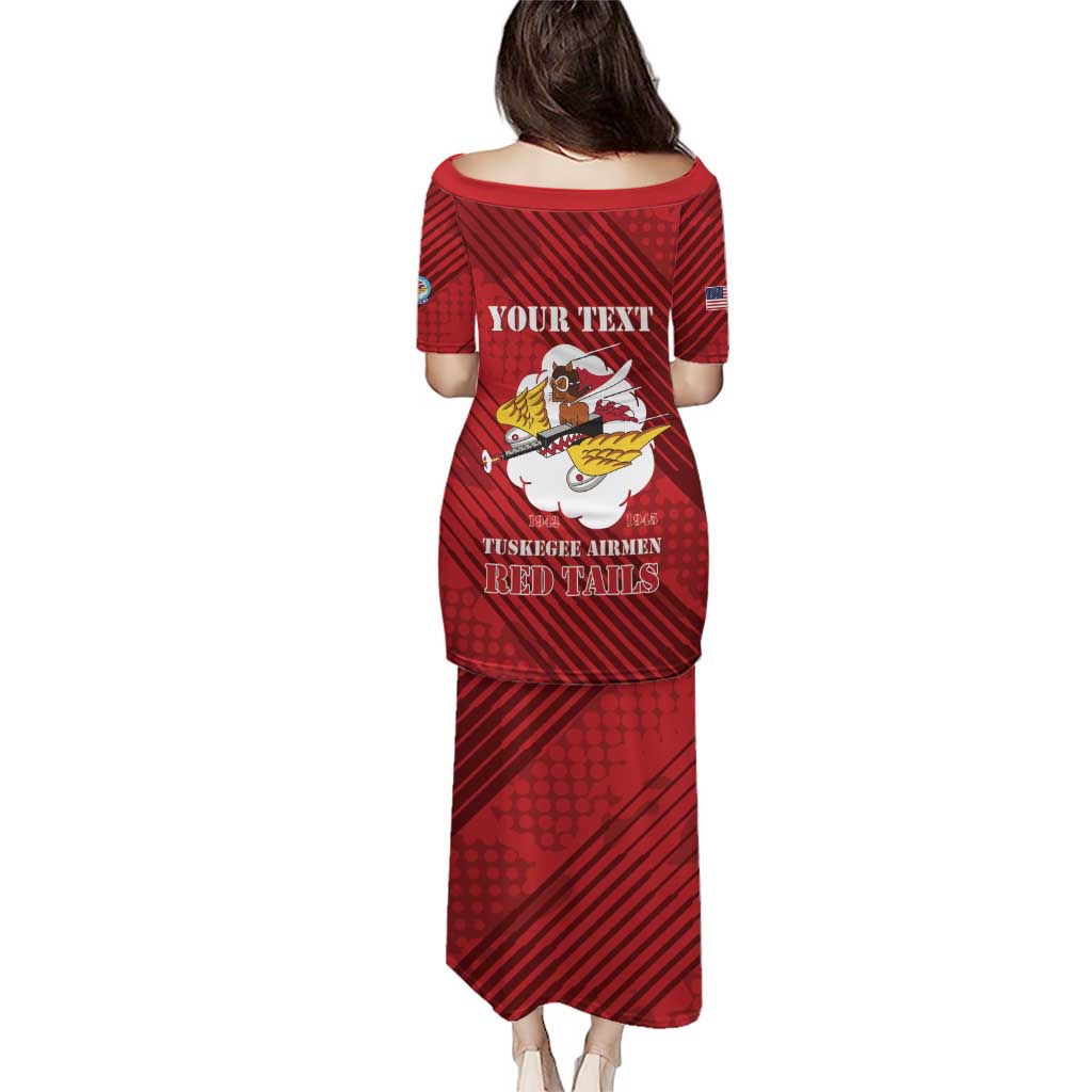 Personalized Tuskegee Airmen Red Tails Puletasi 301st Fighter Squadron - Red - Wonder Print Shop