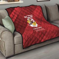 Tuskegee Airmen Red Tails Quilt 301st Fighter Squadron - Red - Wonder Print Shop