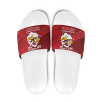 Tuskegee Airmen Red Tails Slide Sandals 301st Fighter Squadron - Red - Wonder Print Shop