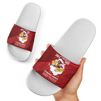 Tuskegee Airmen Red Tails Slide Sandals 301st Fighter Squadron - Red - Wonder Print Shop