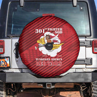Tuskegee Airmen Red Tails Spare Tire Cover 301st Fighter Squadron - Red - Wonder Print Shop