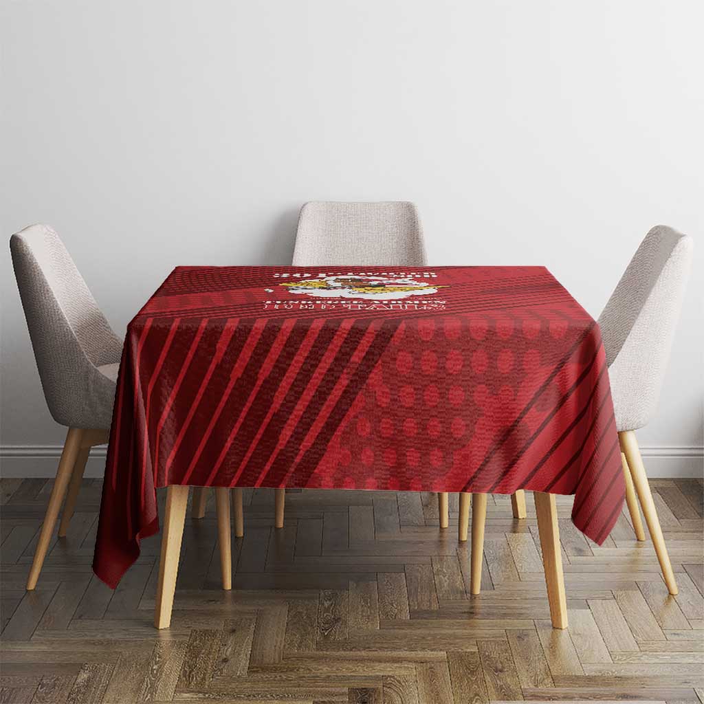 Tuskegee Airmen Red Tails Tablecloth 301st Fighter Squadron - Red - Wonder Print Shop
