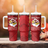 Personalized Tuskegee Airmen Red Tails Tumbler With Handle 301st Fighter Squadron - Red - Wonder Print Shop