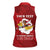 Personalized Tuskegee Airmen Red Tails Women Sleeveless Polo Shirt 301st Fighter Squadron - Red - Wonder Print Shop