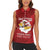 Personalized Tuskegee Airmen Red Tails Women Sleeveless Polo Shirt 301st Fighter Squadron - Red - Wonder Print Shop