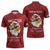Personalized Tuskegee Airmen Red Tails Zipper Polo Shirt 301st Fighter Squadron - Red - Wonder Print Shop