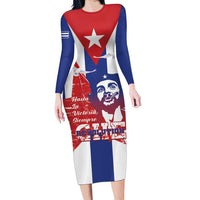 Cuba Liberation Day Family Matching Long Sleeve Bodycon Dress and Hawaiian Shirt Che Guevara Revolution - Wonder Print Shop