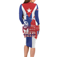 Cuba Liberation Day Family Matching Long Sleeve Bodycon Dress and Hawaiian Shirt Che Guevara Revolution - Wonder Print Shop