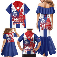 Cuba Liberation Day Family Matching Mermaid Dress and Hawaiian Shirt Che Guevara Revolution - Wonder Print Shop