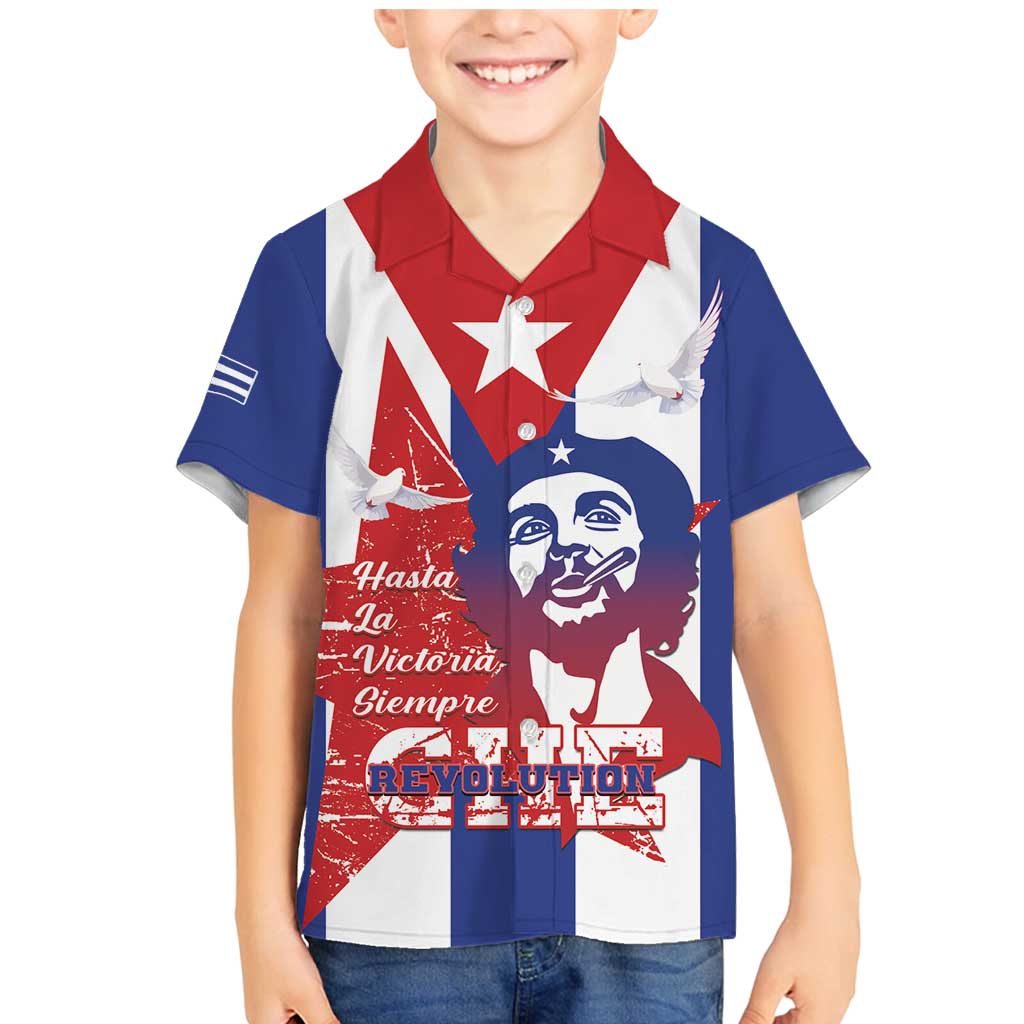 Cuba Liberation Day Family Matching Mermaid Dress and Hawaiian Shirt Che Guevara Revolution - Wonder Print Shop