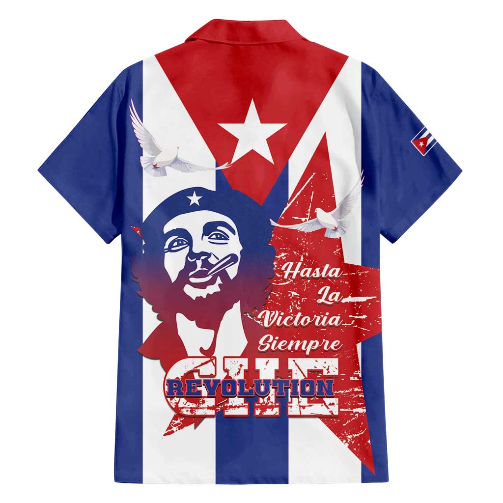 Cuba Liberation Day Family Matching Off Shoulder Short Dress and Hawaiian Shirt Che Guevara Revolution - Wonder Print Shop