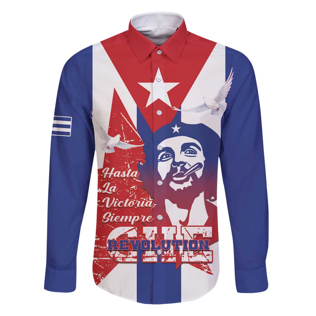Cuba Liberation Day Family Matching Off Shoulder Short Dress and Hawaiian Shirt Che Guevara Revolution - Wonder Print Shop