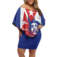 Cuba Liberation Day Family Matching Off Shoulder Short Dress and Hawaiian Shirt Che Guevara Revolution - Wonder Print Shop
